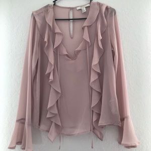 Bundle of two Forever 21 sheer tops